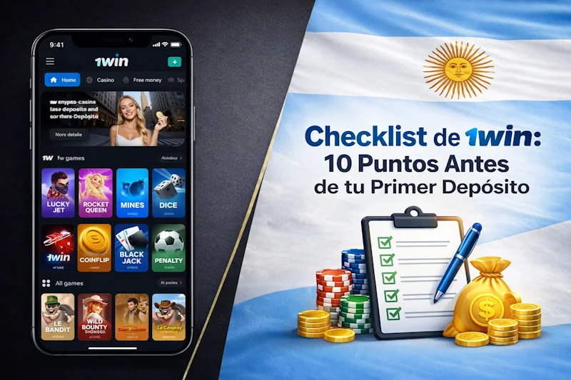 Checklist de 1win: 10 Puntos Antes de tu Primer Depósito